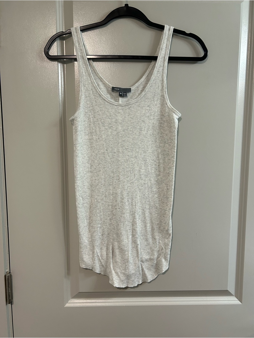 Basic Women's Vince Tank Top - Light Heather Gray
